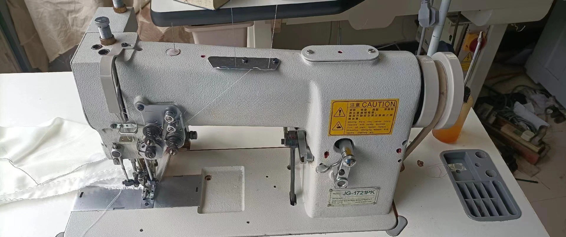 Second-hand metalworking wire matching machine, wire matching machine with knife and tug, lace machine, post tooth shape