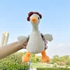 Internet Celebrity Cute Back Flower Duck Plush Toy Pendant