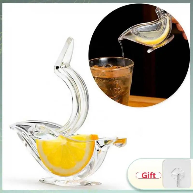 

Acrylic Lemon Clip Manual Transparent Fruit Juicer Home Kitchen Bar Gadget Manual Citrus Juicer Hand Orange Drop Shipping