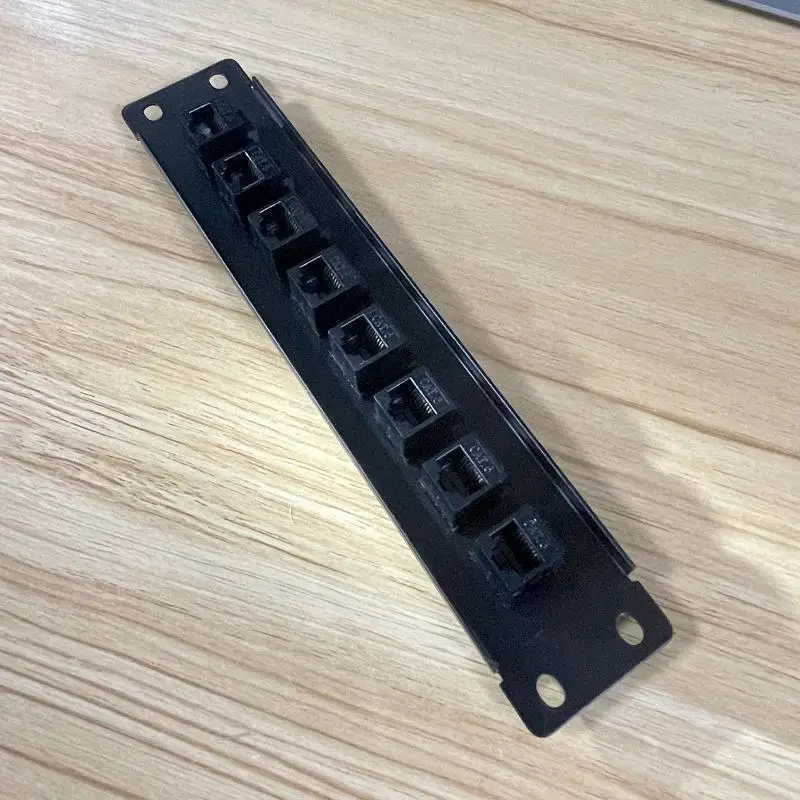

652F 19in Rackmount or Wall Mount 8 Port Patch Panel (Cat6 RJ45 Patch Panel)