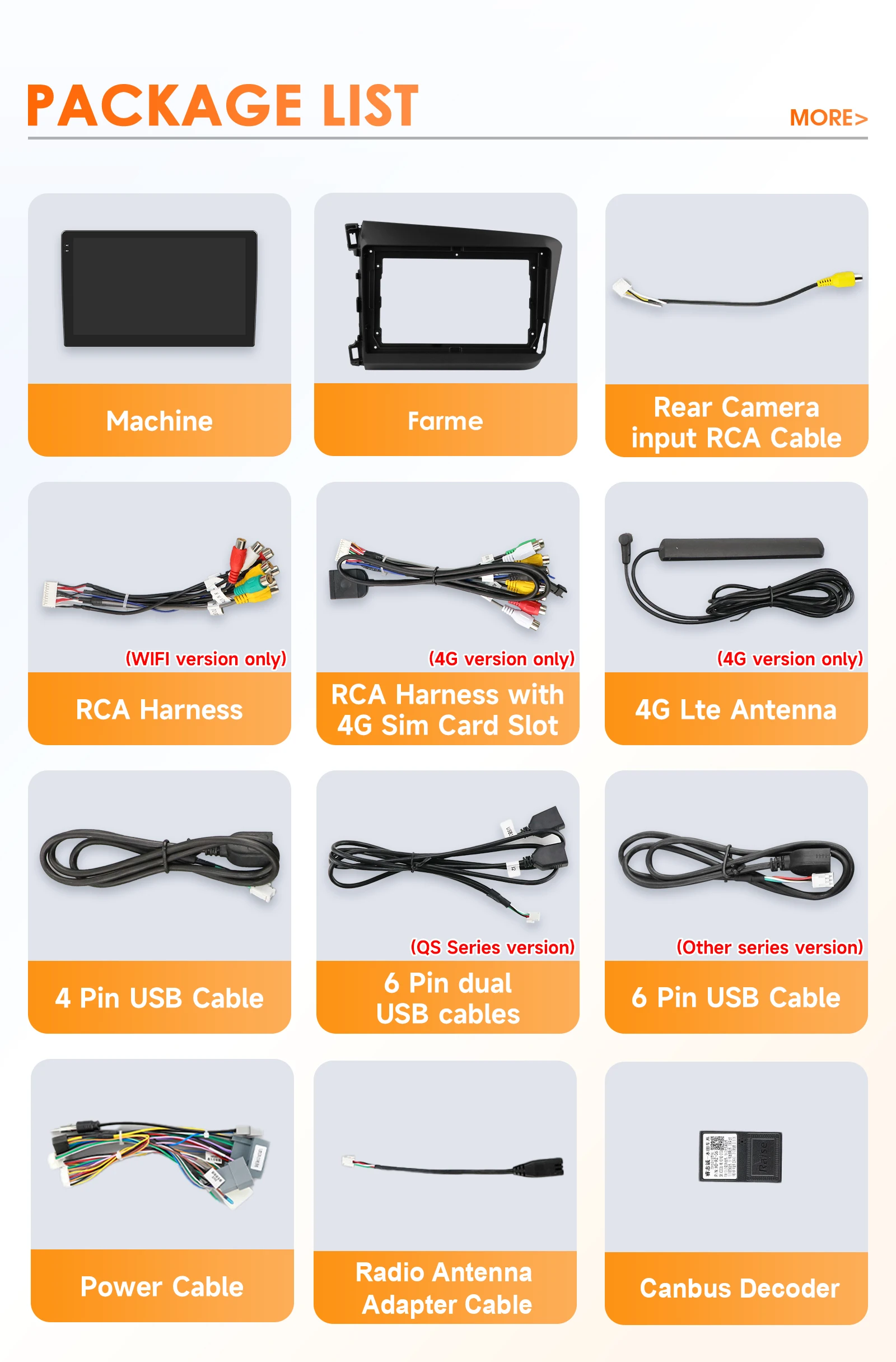 Hizpo 2din Android 14 For Honda Civic 2012 2013 2014 2015 Car Radio Multimedia Video Player DSP CarPlay GPS Navigation Autoradio