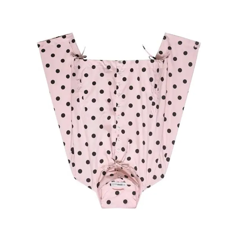 

Foreign Trade European American Women's Clothing Popular Spring Casual Versatile Stand-up Collar Long-sleeved Polka Dot Jacket