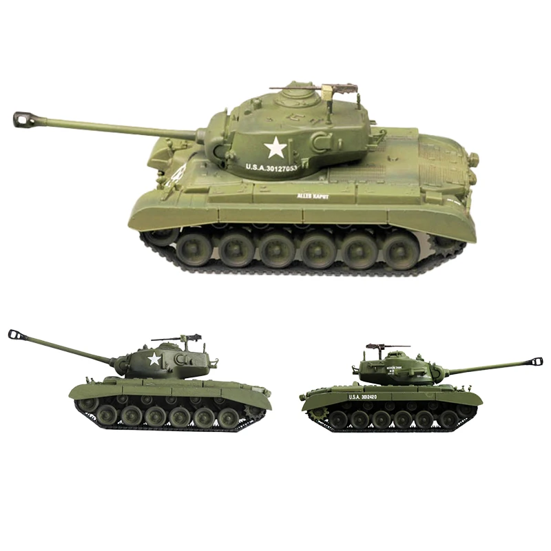 1/72 American M26 Pershing Heavy Tank Finished Chariot Model