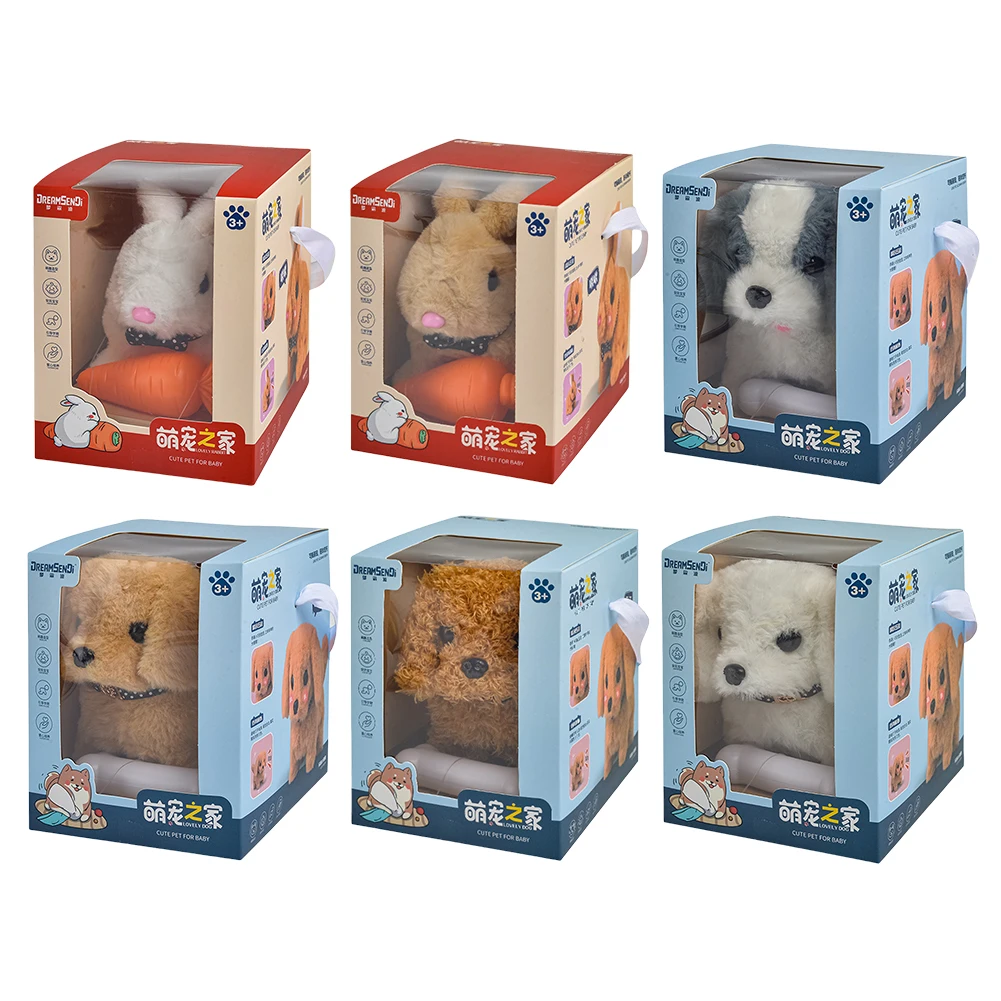 

Electronic Robot Dog Interactive Robot Puppy Acts Like A Real Puppy Plush Puppy Toy Barking Stuffed Animal Dog for Girls Boys