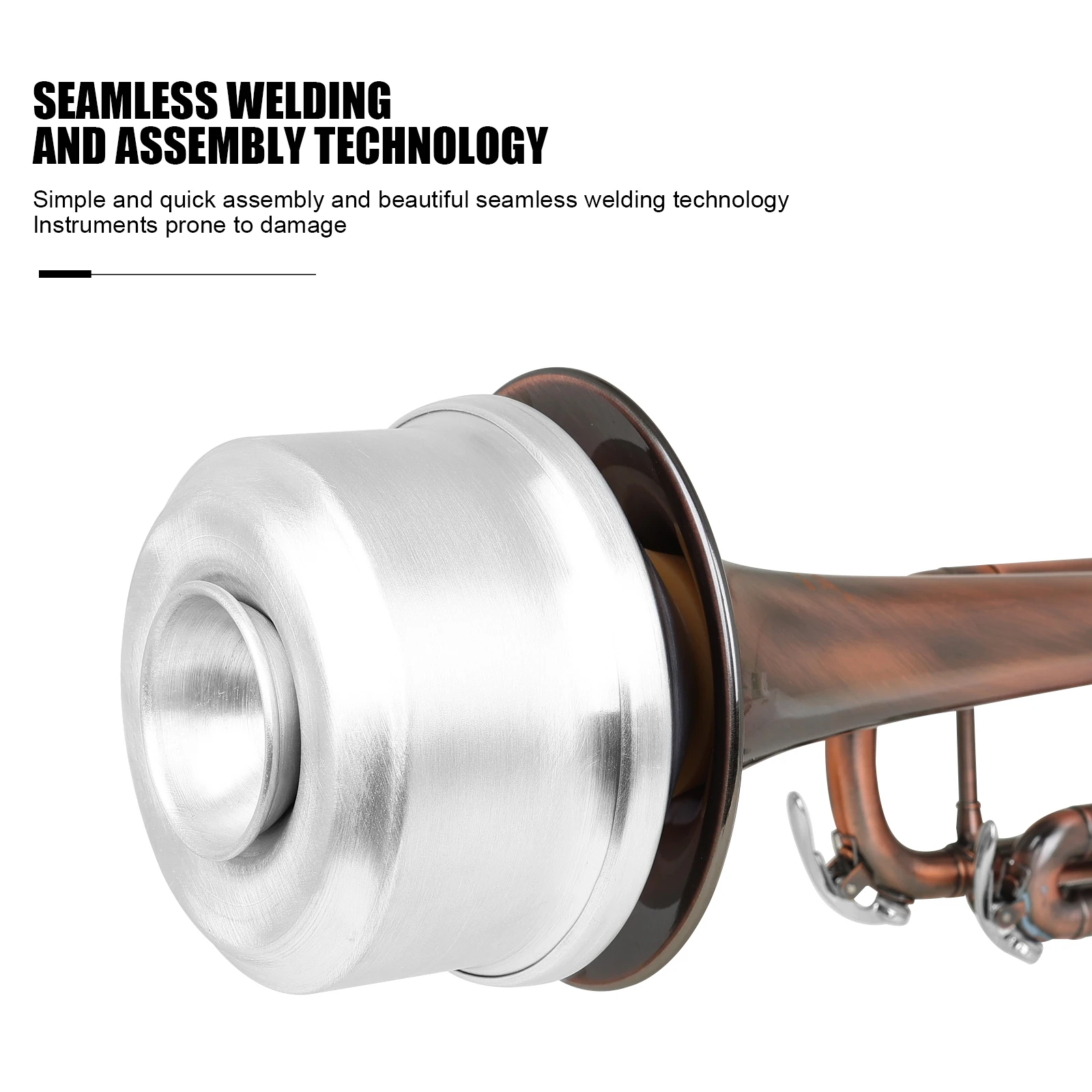 IRIN البوق كتم المطاط مختومة سبائك الألومنيوم للماء عالية الجودة البوق واه دواسة كتم البوق الملحقات والأجزاء