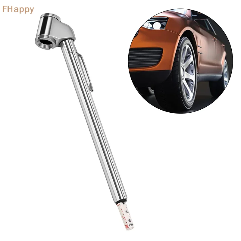 

Heavy Duty Pencil Type Tire Pressure Gauge Auto Truck Motorcycle Bike Tester Pen 10-120 PSI Air Measurement Tools Emergency Use