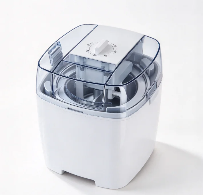 Mini Home Slushie Maker Soft Serve IceCream Machine Frozen Fruit Dessert Blender Small Countertop Yogurt Sorbet Maker Kids Treat