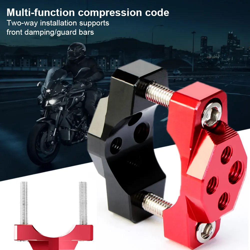 

Motorcycle Auxiliary spotlight clip 32mm / 42mm / 54mm bracket Fixed bumper external fixture decoration modification parts