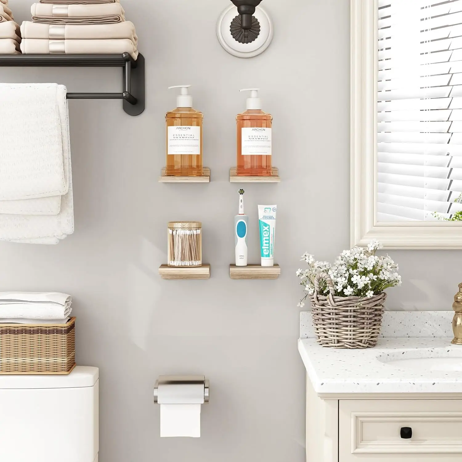 4-Pack 5″ Floating Shelves 5
