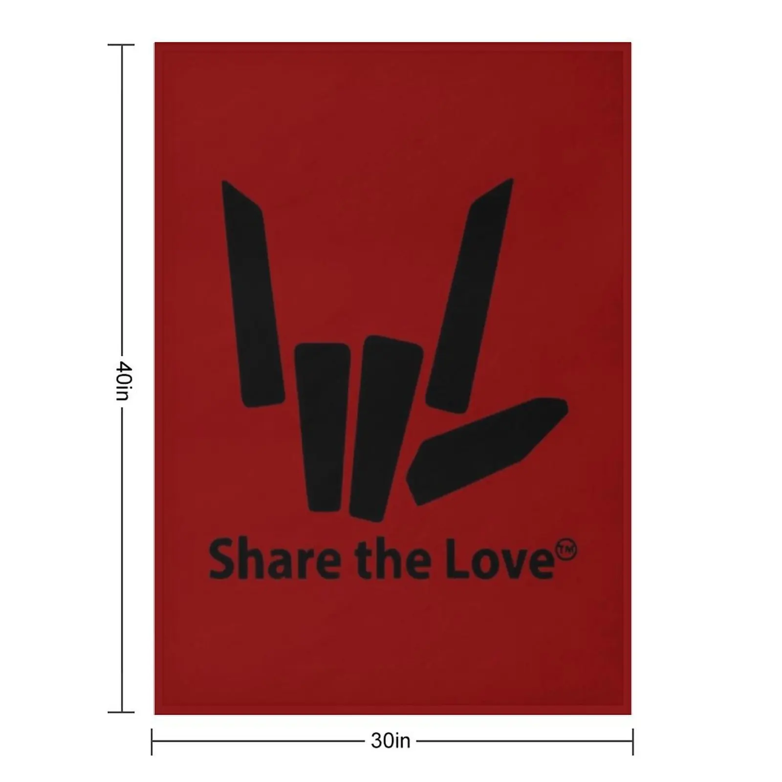 share the love Throw Blanket Fashion Sofas Large Stuffeds Soft Beds anime Soft Big Blankets