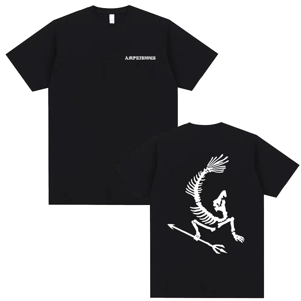 Forward Observations Group T-shirt Vintage Skeleton Graphic T Shirts Men Women Fashion Rock Oversized T-shirts Male Streetwear