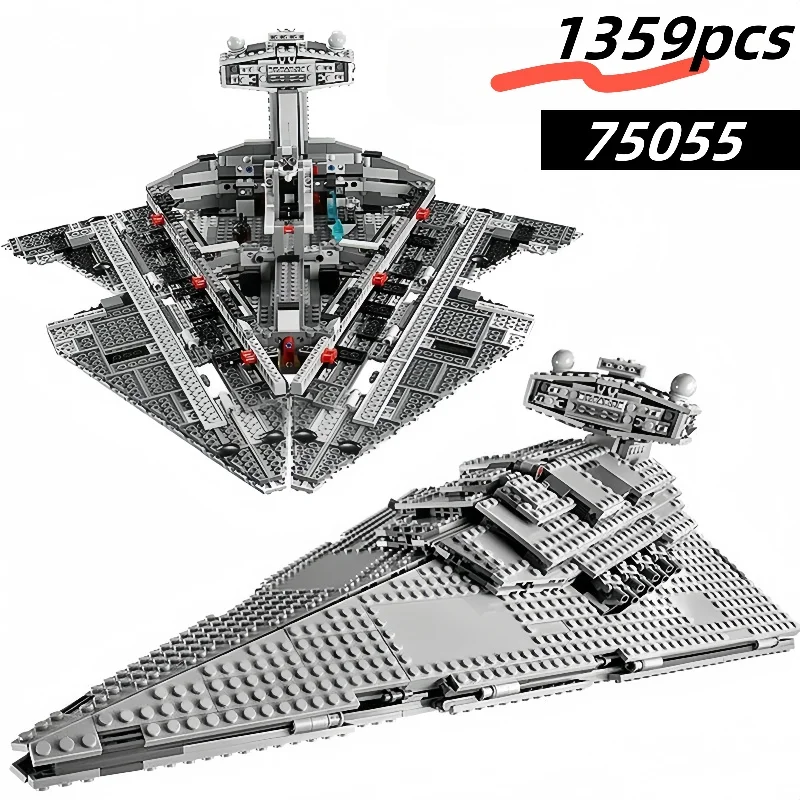

1359PCS Space Imperial Star Destroyer Building Blocks Wars Spaceship Warplane Construction Bricks Toys Birthday Gifts For Kids
