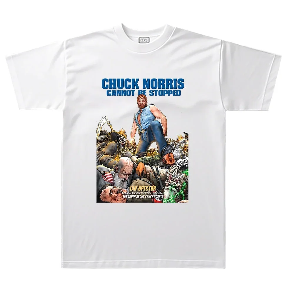 Chuck Norris Poster Merch T-shirt Summer Unisex 2026 Fashion Short-sleeved Casual Design Tee