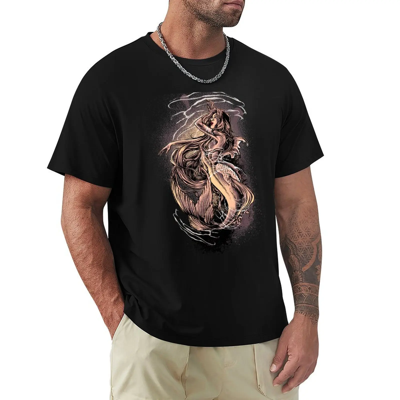 Mermaids Are Real - Ocean Life T-Shirt Work Outdoor Short Sleeve Tee