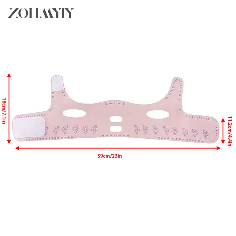 얼굴 V 셰이퍼 얼굴 슬리밍 붕대, 릴랙스 리프트 업 벨트 모양 리프트, 이중 턱 감소, 얼굴 숱이 밴드 마사지, 핫 세일