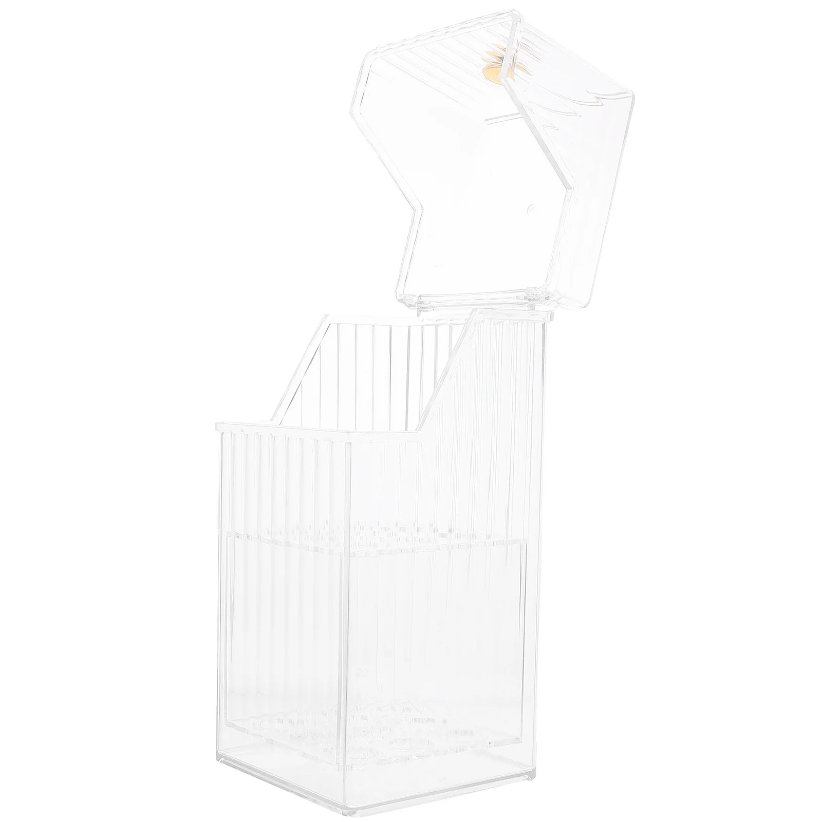 

Makeup Brush Organizer Transparent Pet Storage Cup For Vanity Desk Bathroom Pen Holder Stationery Organizer Desktop Cup