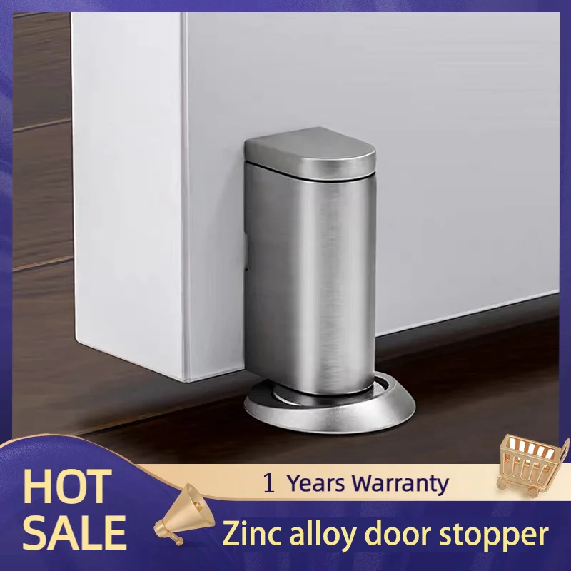 

New Strong Magnetic Punch Free Door Stopper Hardware Invisible Anti-collision Adjustable Door Holders 1 Year Warranty