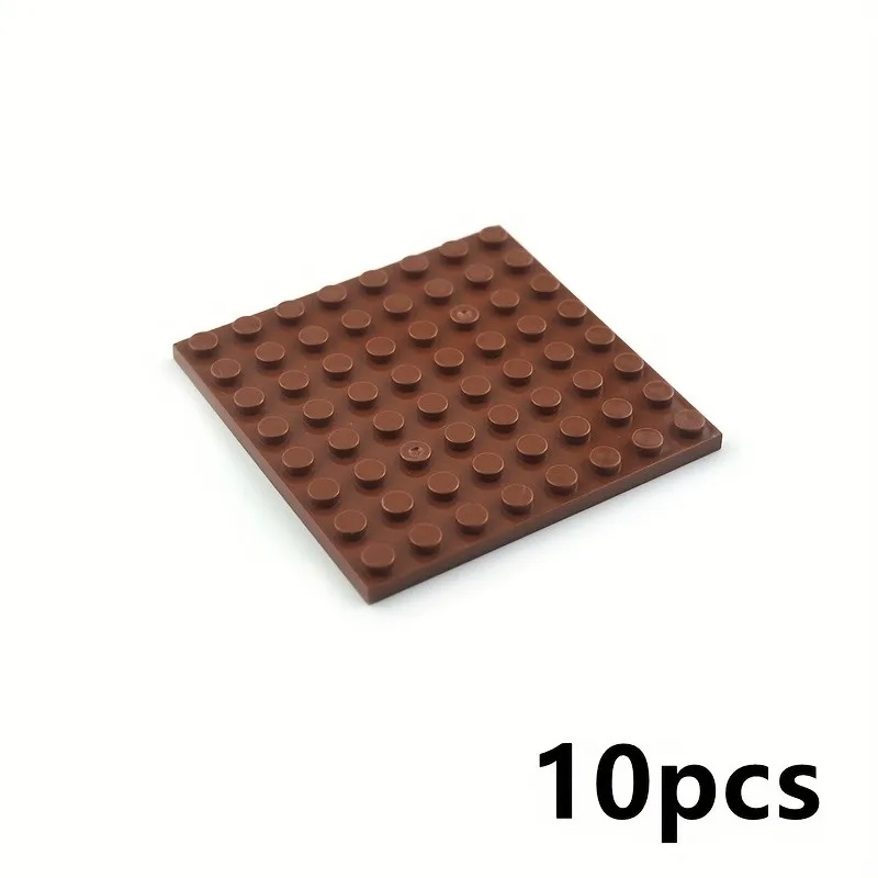 10 stücke 8x8 Gebäude Block Grundplatte Kompatibel 41593 Bord Dünne Zahlen Bricks DIY Kinder Bildungs Baut Ziegel Spielzeug