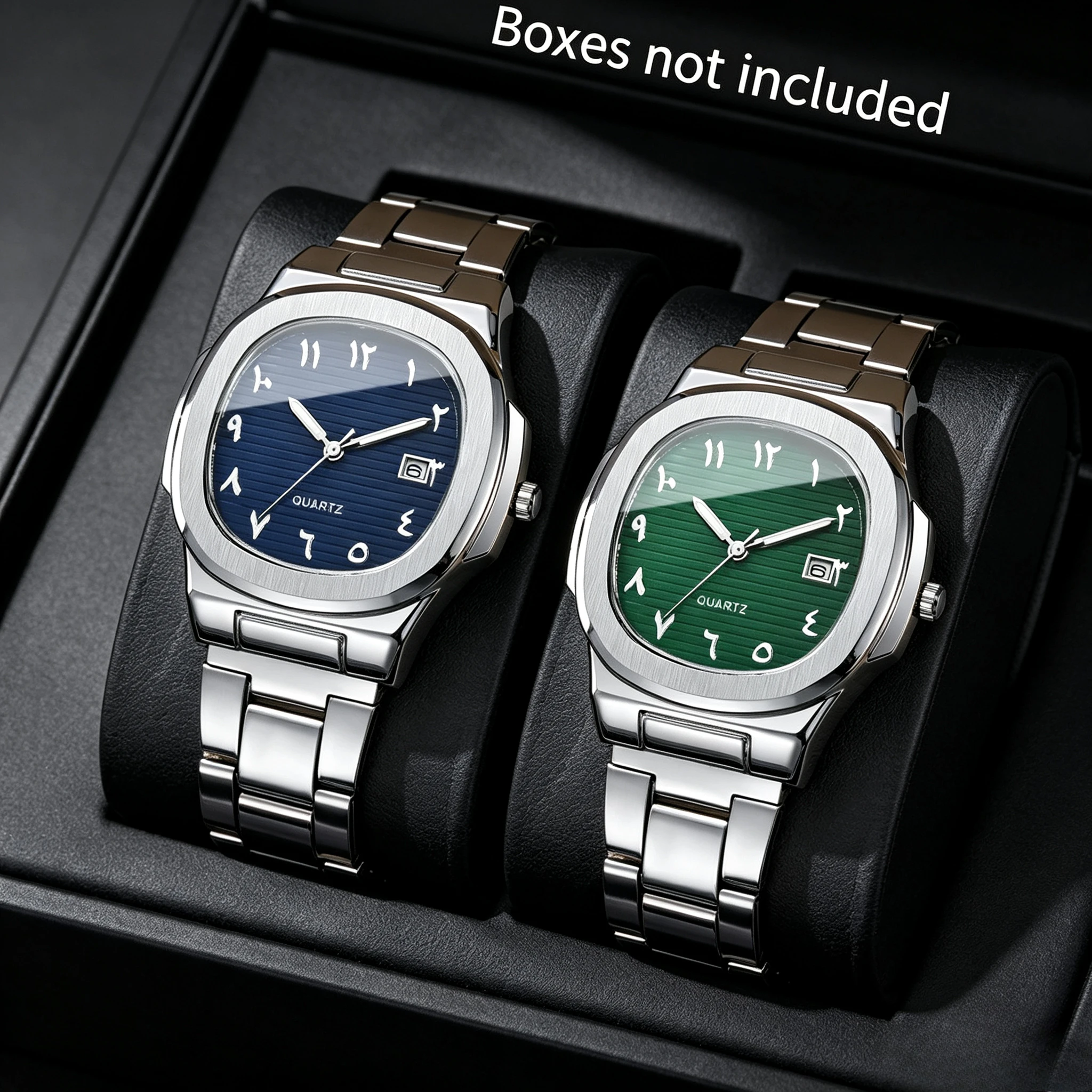 Luxury Watch Under 20000 - 2개 세트 남성용 비즈니스 시계 세트,