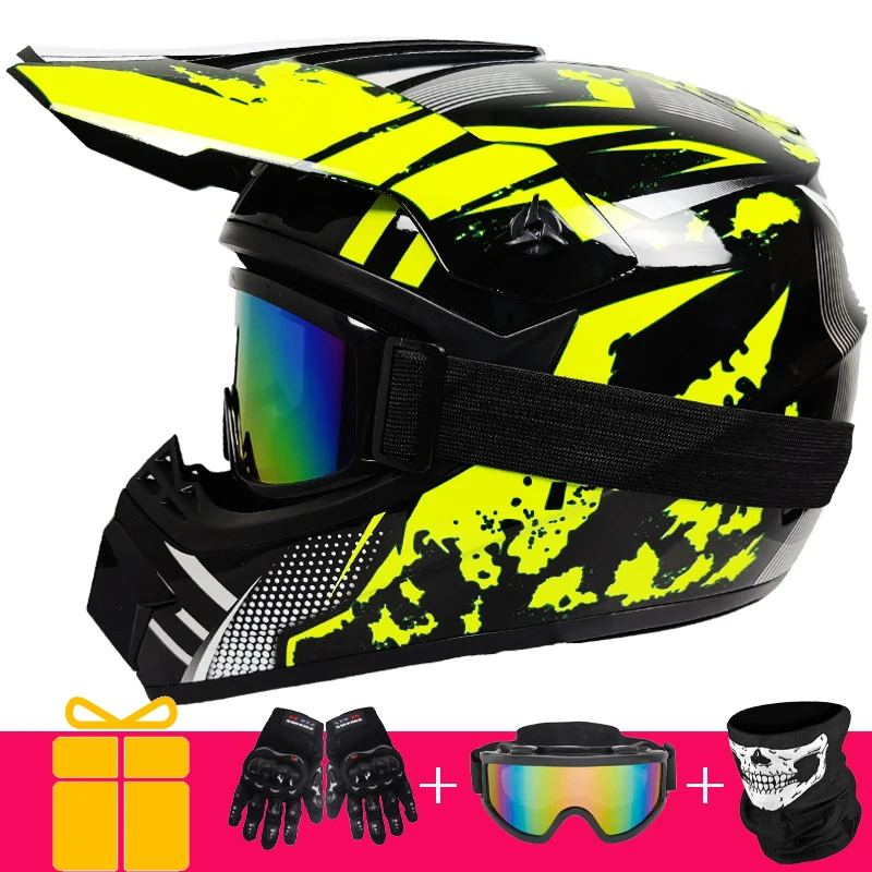 Safety Motocross Helmet Casco Motocross Bicycle Downhill Capacete ATV Cross Helmet Child Motorcycle Helmet Dot Abs 1KG Unisex