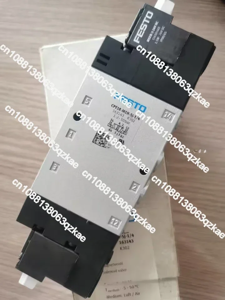 FESTO CPE18-M1H-5J-1/4 163143 Air Solenoid Valve New.