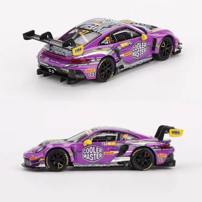 

1:64 No.793 No. 804 Porsche 911 GT3R die-cast simulation alloy car model collection ornament, adult decoration.