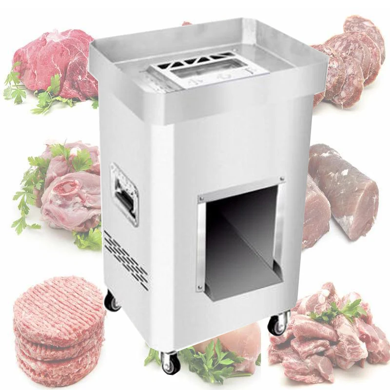 

Commercial Meat Cutting Machine Electric Vertical Slicer Shredded Chicken Vegetable cutter for Restaurant