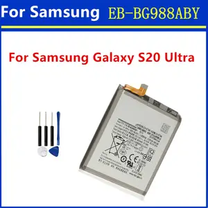 Bilashmart EB BG988ABY 5000mAh Replacement Battery Samsung Galaxy S20 Ultra S20Ultra Mobile Phone Batteries + Tools