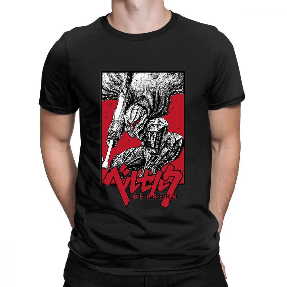 2025 Berserk Guts T-Shirt Men O Neck cool summer T Shirts Short Sleeve Tees fashion Tops