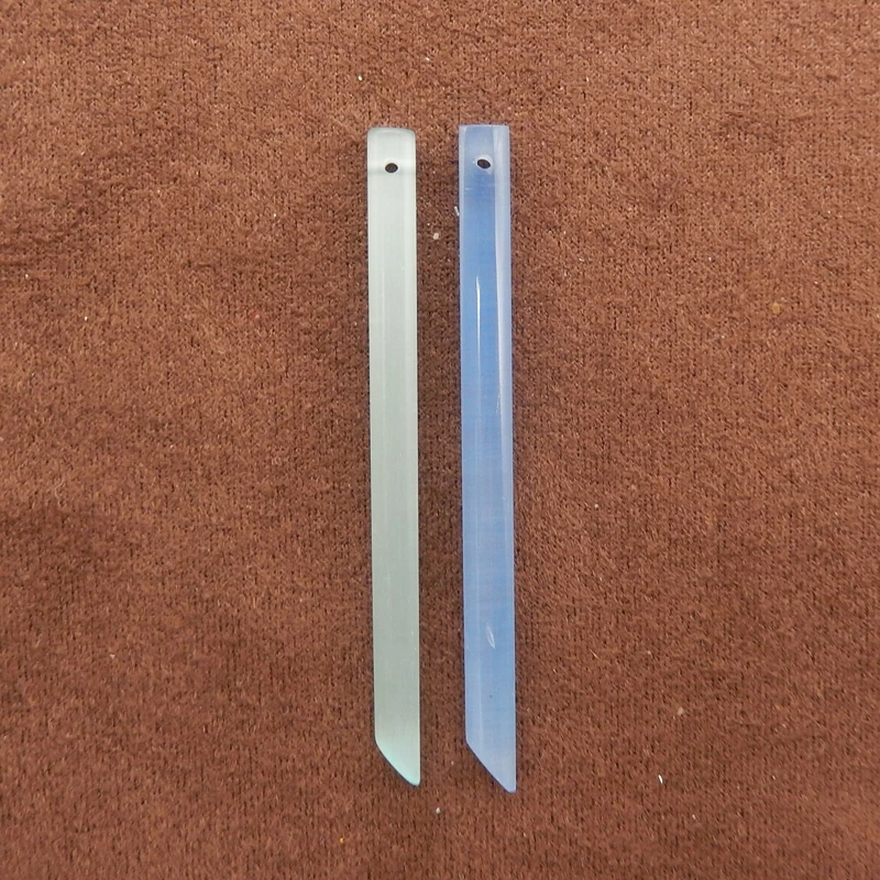 

Длинные бусины-подвески ручной работы, принадлежности для изготовления ювелирных изделий, легкий аксессуар для женщин, 56x4 мм, 5,7 г