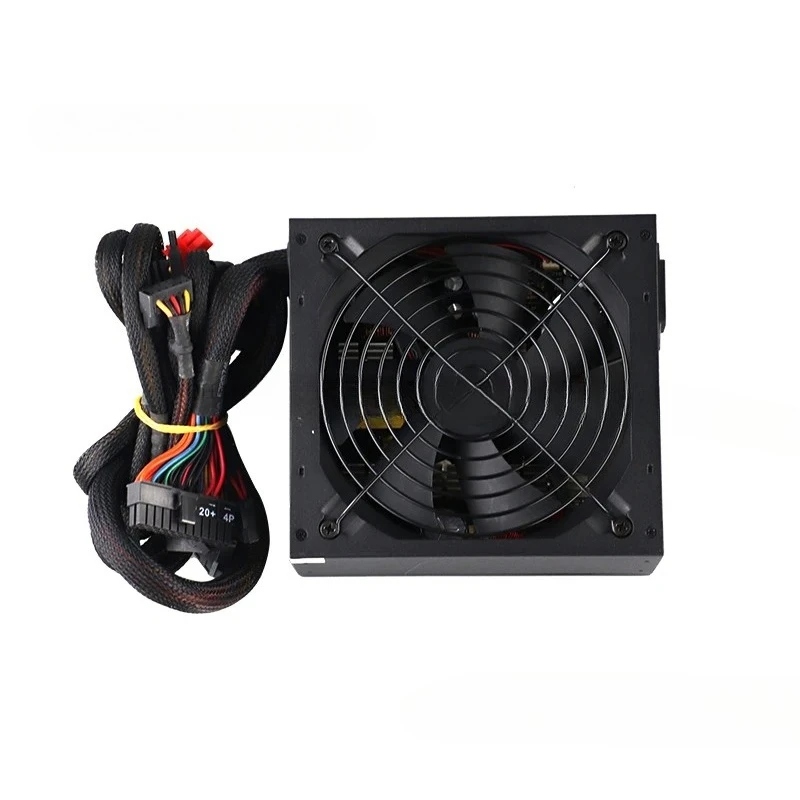 1200w PC Power Supply 24pin 12V 110V 220V ATX PSU Half Modular Computer Accessories Desk Active PFC 140mm Fan Dual CPU Gaming