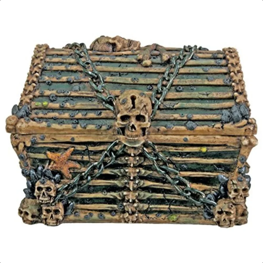 

Summit Davy Jones Chest Collectible Pirate Decoration Skeleton Container