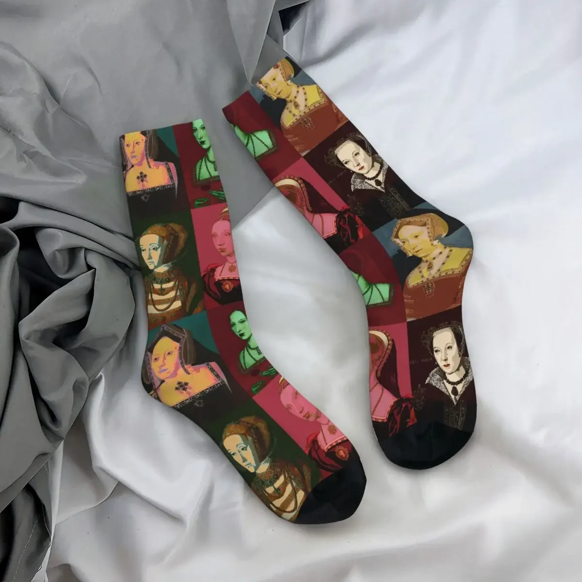 Six Wives Of Henry VIII Socks Harajuku Super Soft Stockings All Season Long Socks Accessories for Man's Woman's Gifts