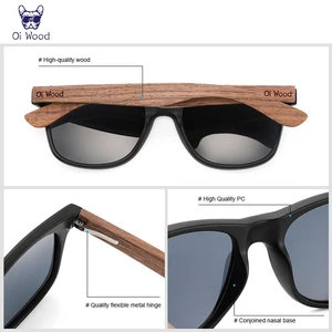Oi Kayu Merek Kayu Alami Kacamata Hitam Pria Terpolarisasi Fashion Berjemur Kacamata Kayu Asli Oculos De Sol Masculino Baru TR90 Bingkai 10 pembicara bosse penjualan terbaik - №