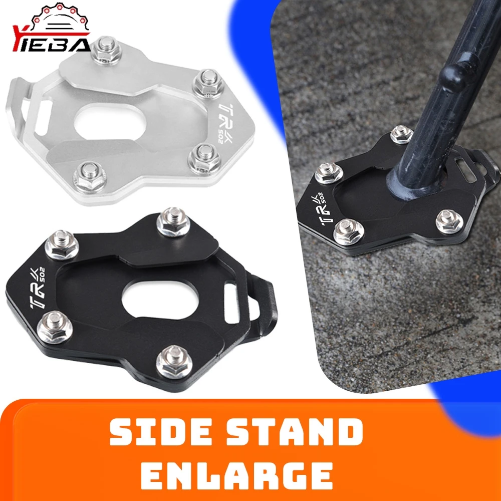 Para Benelli TRK 502X TRK502X 2017-2024 TRK502 TRK 502 2017 2018 2019 soporte de motocicleta soporte lateral placa de soporte de extensión