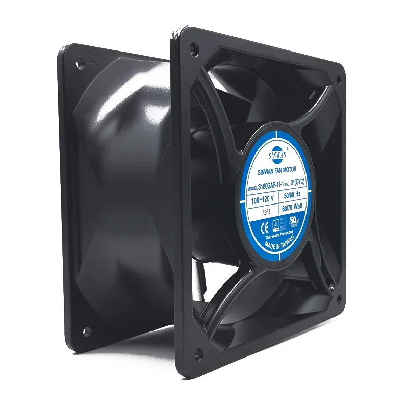 180*180*65MM Taiwan SINWAN Xinwan S180GAP-11-1 100~ 120V 60/70W Cabinet Cooling Fan 18065