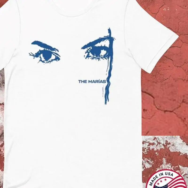 Camiseta blanca de la banda Marias, camiseta Unisex, todas las tallas 2F326