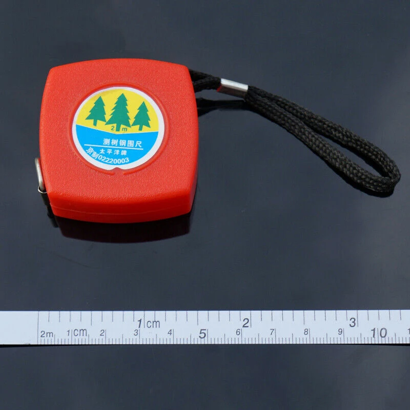 For Red 2m Retractable Diameter Tape Measure For Mini Practical Metric Ruler For Pipe For Cable Circumference Measuring Tool