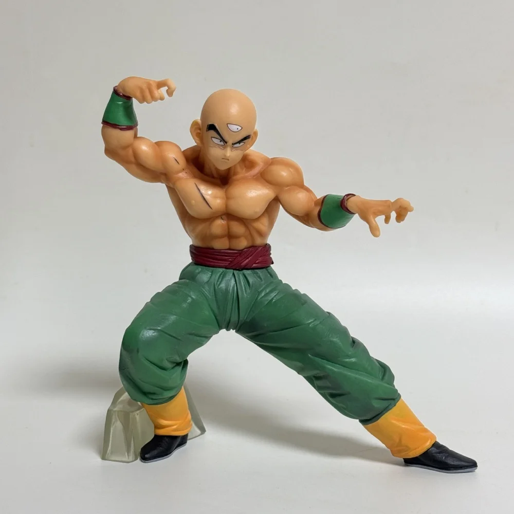 

Anime Dragon Ball Tenshinhan Squatting Position PVC Action Figure Collectible Model Doll Toy 18CM