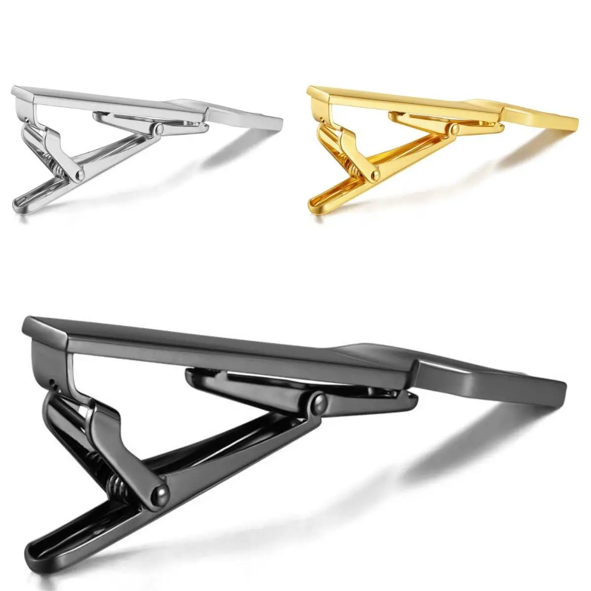1pc Men\'s Business Tie Clip - Stylish and Durable Tie Bar for RegularTies -Perfect for Weddings and Business Meetings