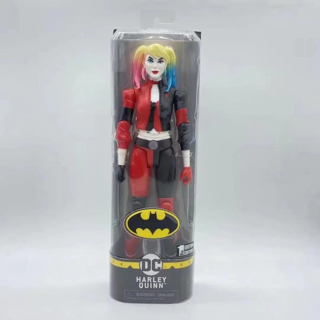 12inch  Dc Justice League Batman The Joker Harley Quinn Collection Action Figure Toys Pvc Gk Anime Dolls For Kids Birthday Gifts