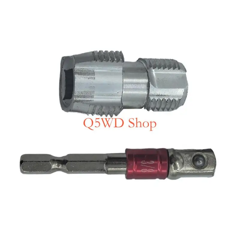 Q5WD Convenient Double Ended Pipe Threader for 1/2 3/4 Inch Water Pipe Quick Repairs