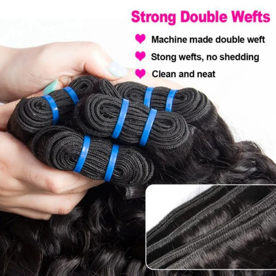 3C4A birmano rizado paquetes cabello humano 100% virgen extensiones puntas rizadas 1/3/4 piezas color natural ofertas 12-28 pulgadas crudo para mujeres lleno y grueso 5