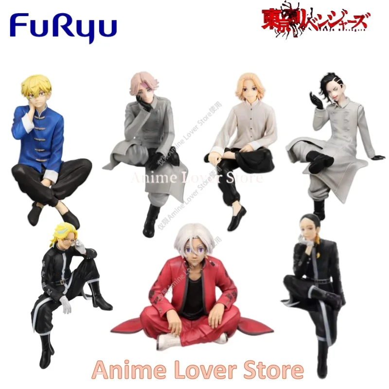 Original Furyu Noodle Stopper Tokyo Revengers Anime Figure Matsuno Chifuyu Sano Manjiro Action Figure Toys For Kids