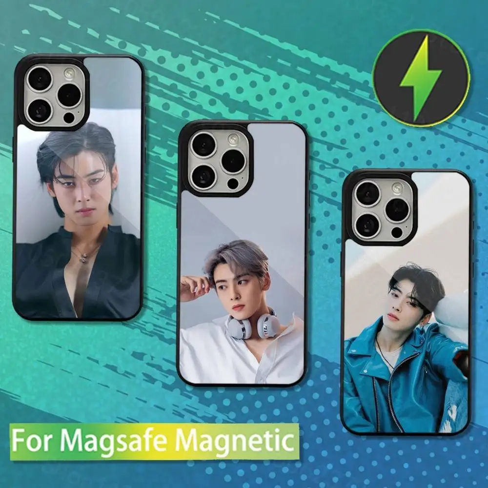 

Actor C-CHA EUN W-WOO Cool Phone Case For iPhone 16,15,14,13,12,11,Pro,Max,Plus,Mini,Magsafe,Magnetic Wireless Charging Case
