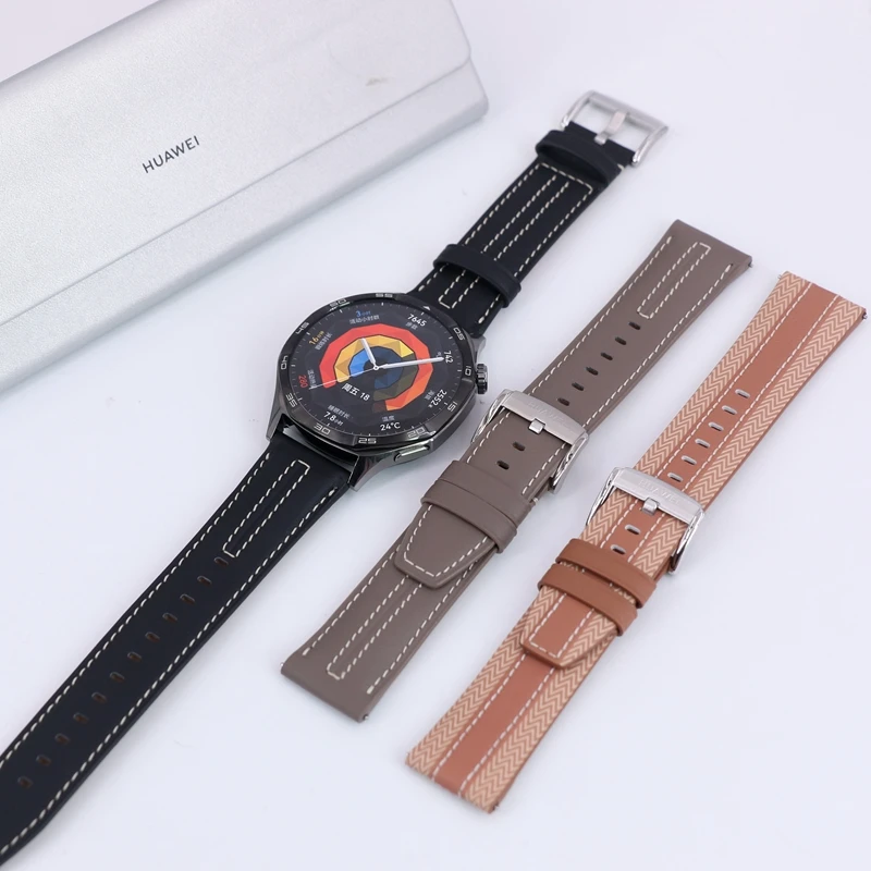 Original Huawei GT6 22mm Vegan Leather Strap for Huawei GT6pro