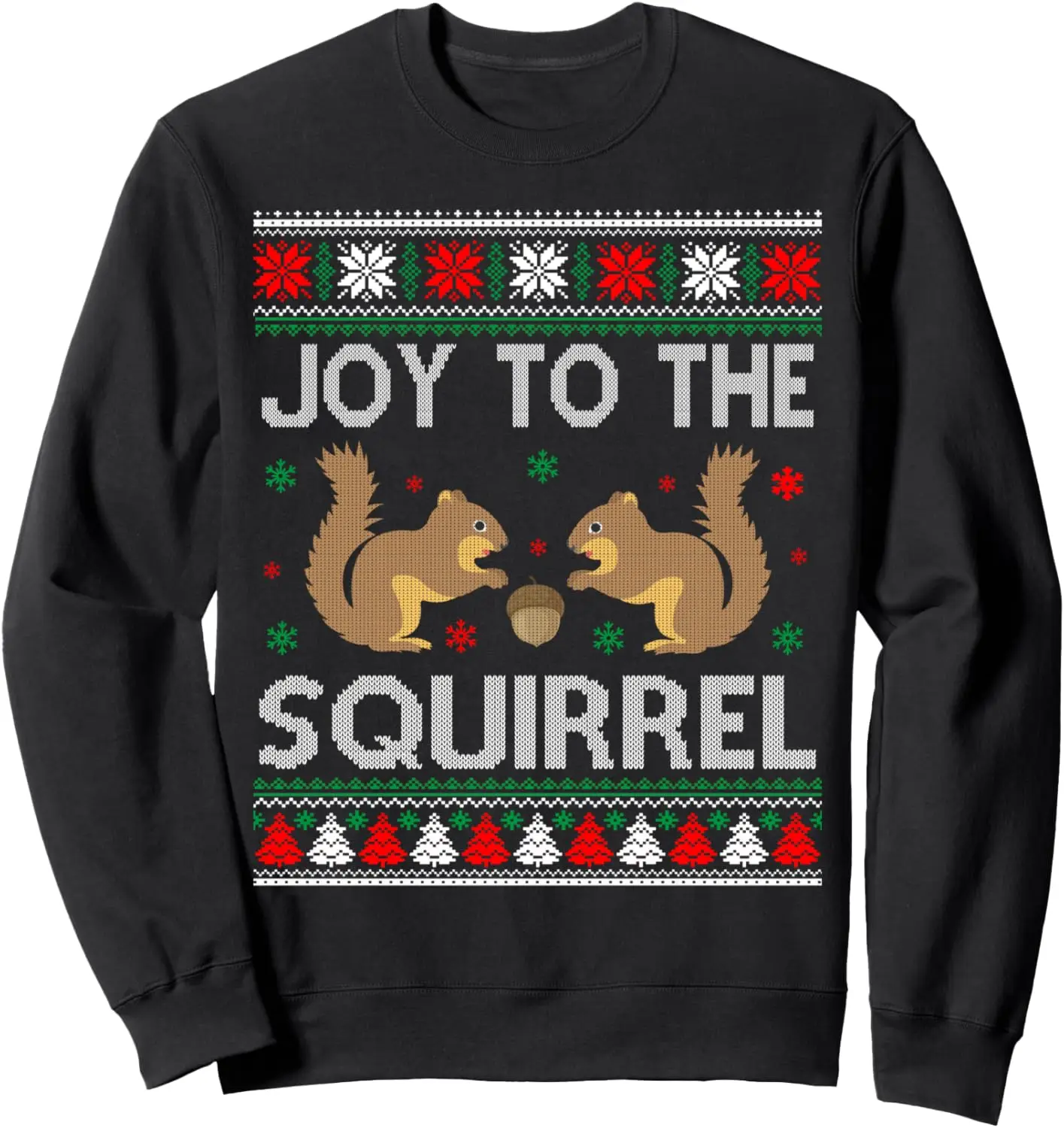 Funny Christmas Squirrel Ugly Xmas Sweater Gift Sweatshirt