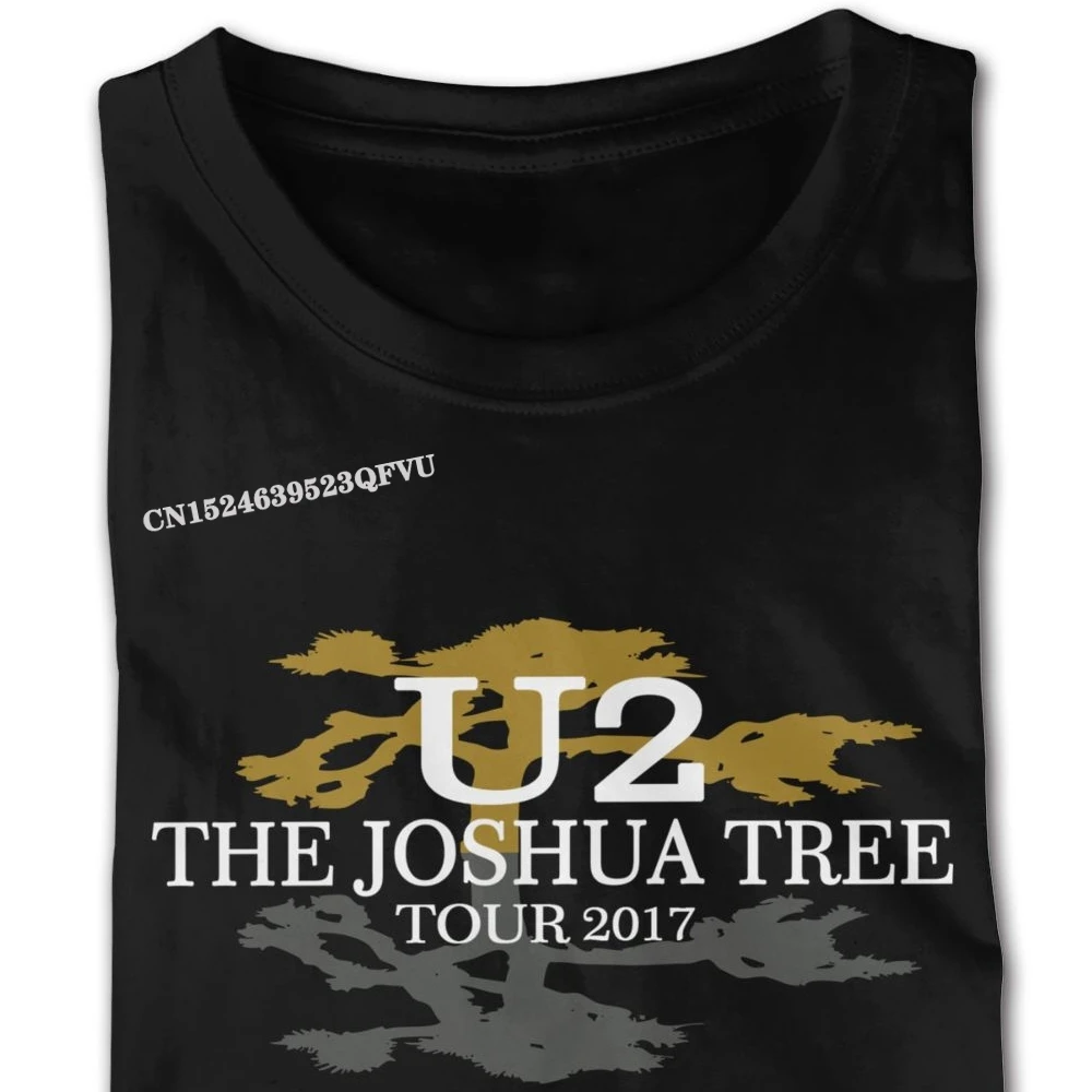 U2 Irish Band Joshua Tree Music TShirts Homme Grunge Style Oversized Anime Tshirt Men Round Neck Summer T-Shirt