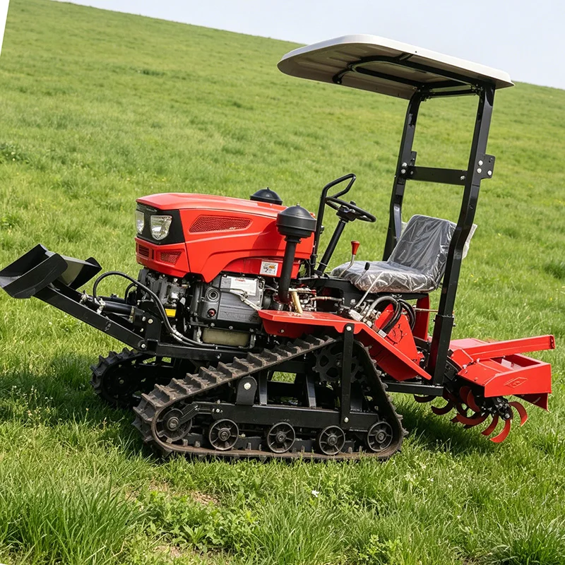 

Индивидуальный энергосберегающий гусеничный роторный культиватор, мини-культиватор и самоходный сельскохозяйственный трактор для вспашки