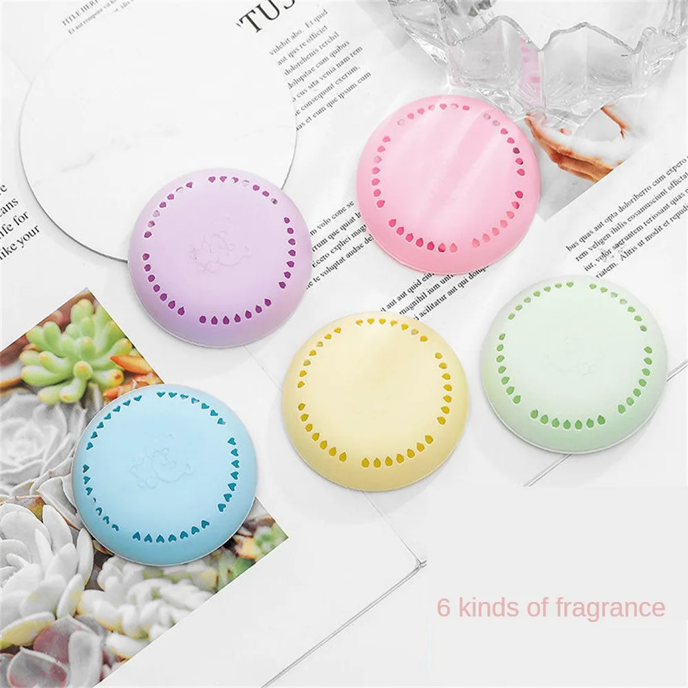 40PCS Solid Air Freshener Toilet Aromatherapy Fragrance Lasting Deodorant Bedroom Wardrobe Car Home Household Round Fresher